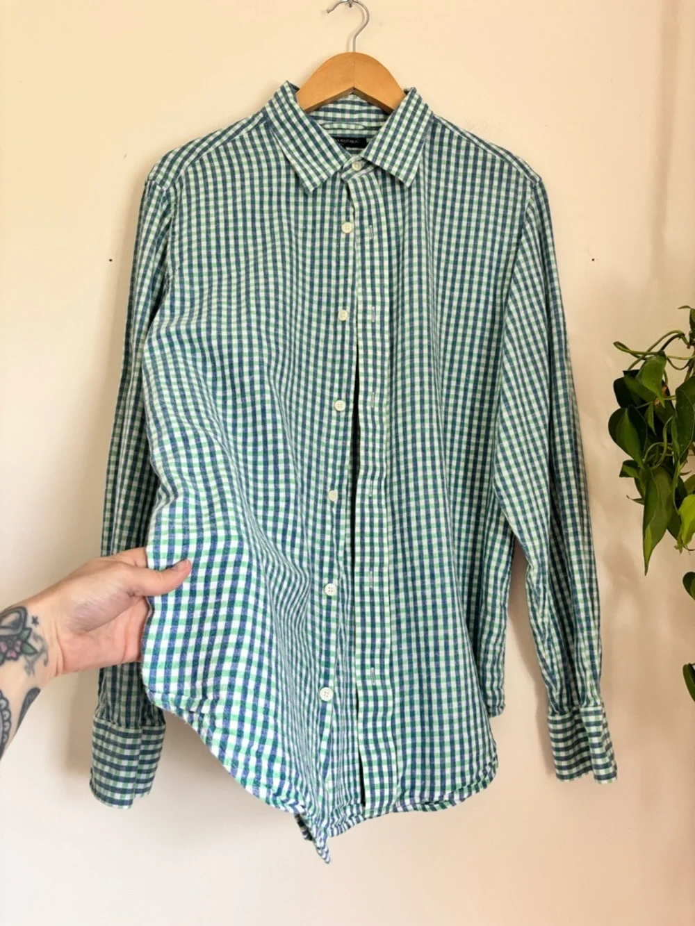 Banana Republic Linen Cotton Button Down